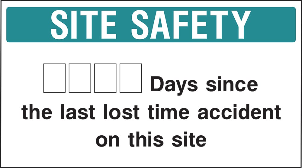 Signage: Days Since Last Accident (CONS0008)