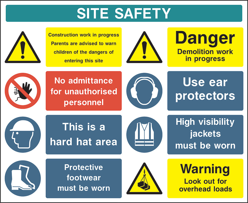 Signage: Site Safety Instructions (CONS0011)