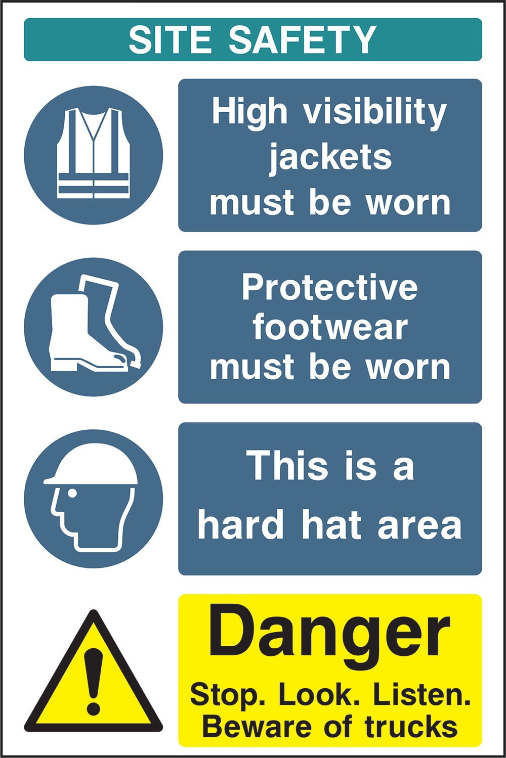 Signage: High Visibility Jackets Must Be Worn (CONS0014)