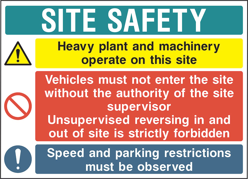 Signage: Site Safety Instructions (CONS0017)