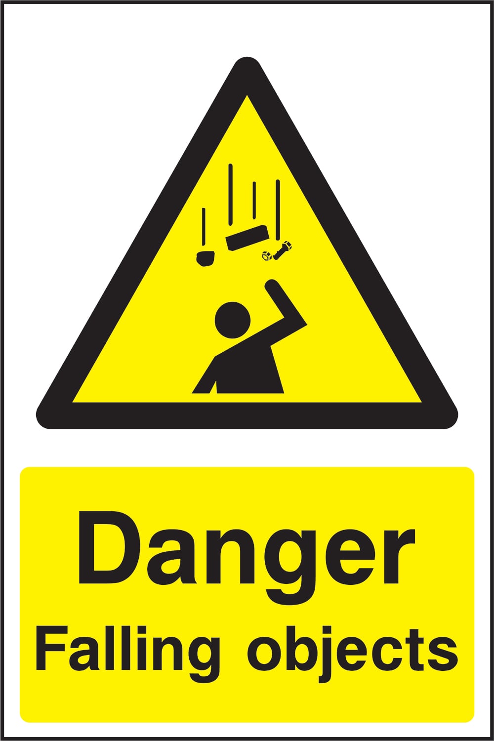 Signage: Danger Falling Objects (CONS0029)