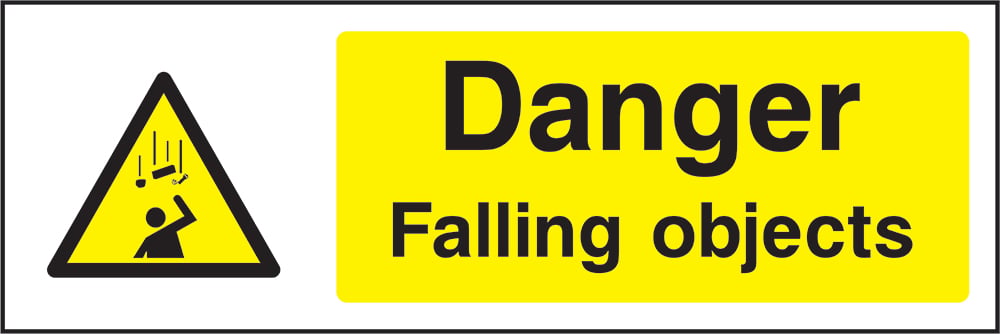 Signage: Danger Falling Objects (CONS0043)