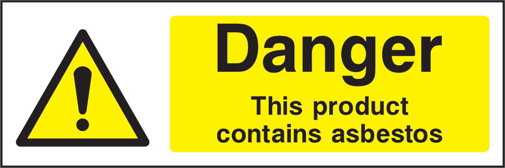 Signage: Danger Contains Asbestos (CONS0055)