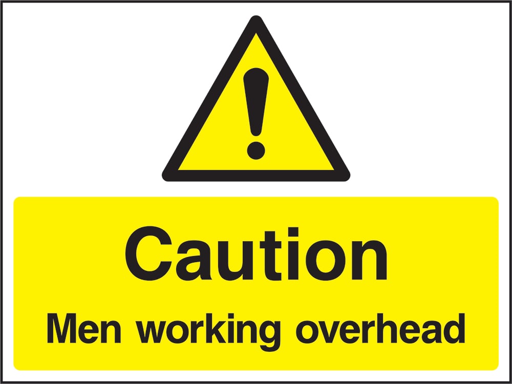 Signage: Caution Men Working Overhead (CONS0093)