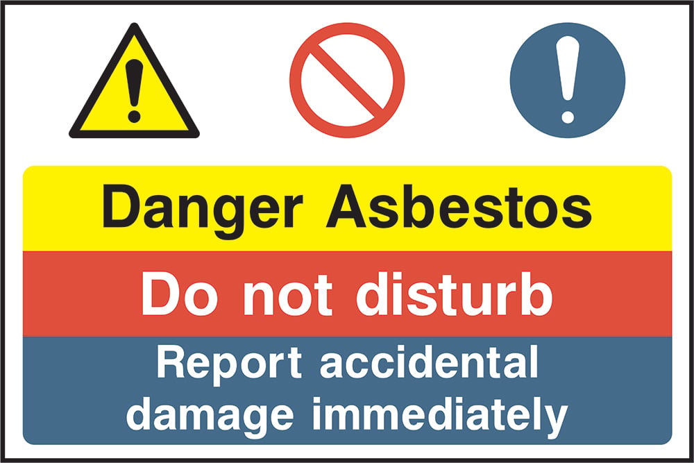 Signage: Danger Asbestos Do Not Disturb (CONS0117)