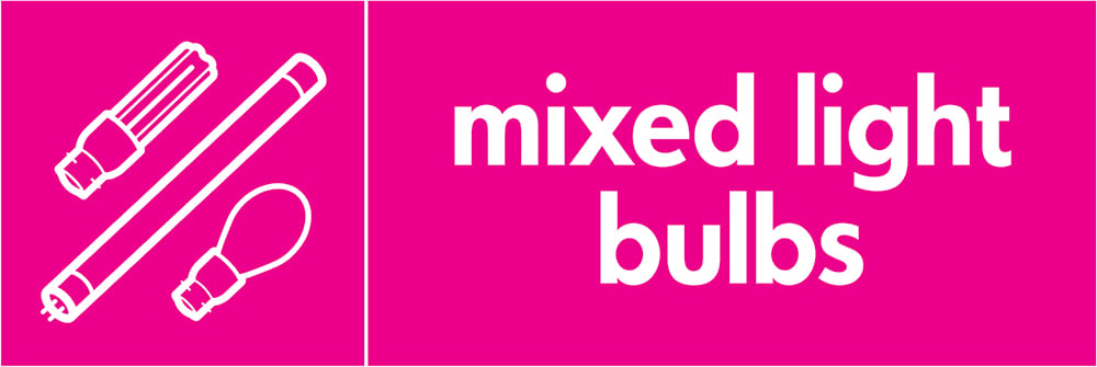 Signage: Mixed Light Bulbs (ELEC0020)