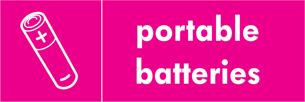 Signage: Portable Batteries (ELEC0022)