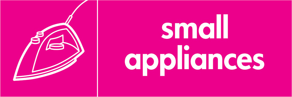 Signage: Small Appliances (ELEC0025)