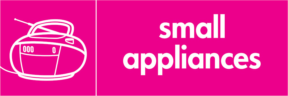 Signage: Small Appliances (ELEC0027)
