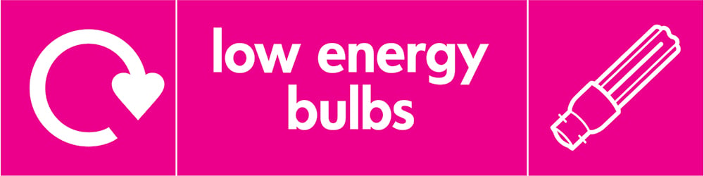 Signage: Low Energy Bulbs (ELEC0035)