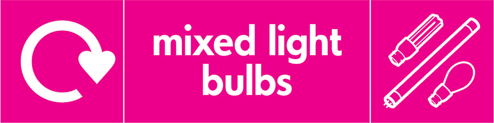 Signage: Mixed Light Bulbs (ELEC0036)