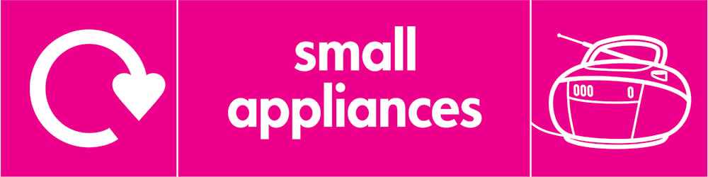 Signage: Small Appliances (ELEC0040)
