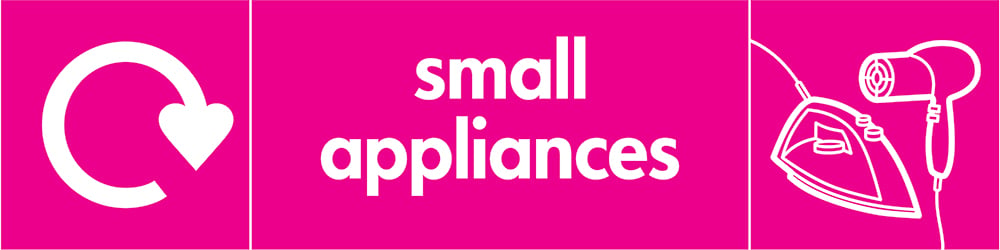 Signage: Small Appliances (ELEC0041)
