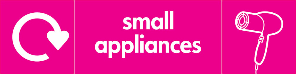 Signage: Small Appliances (ELEC0042)