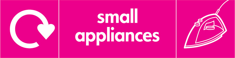 Signage: Small Appliances (ELEC0043)