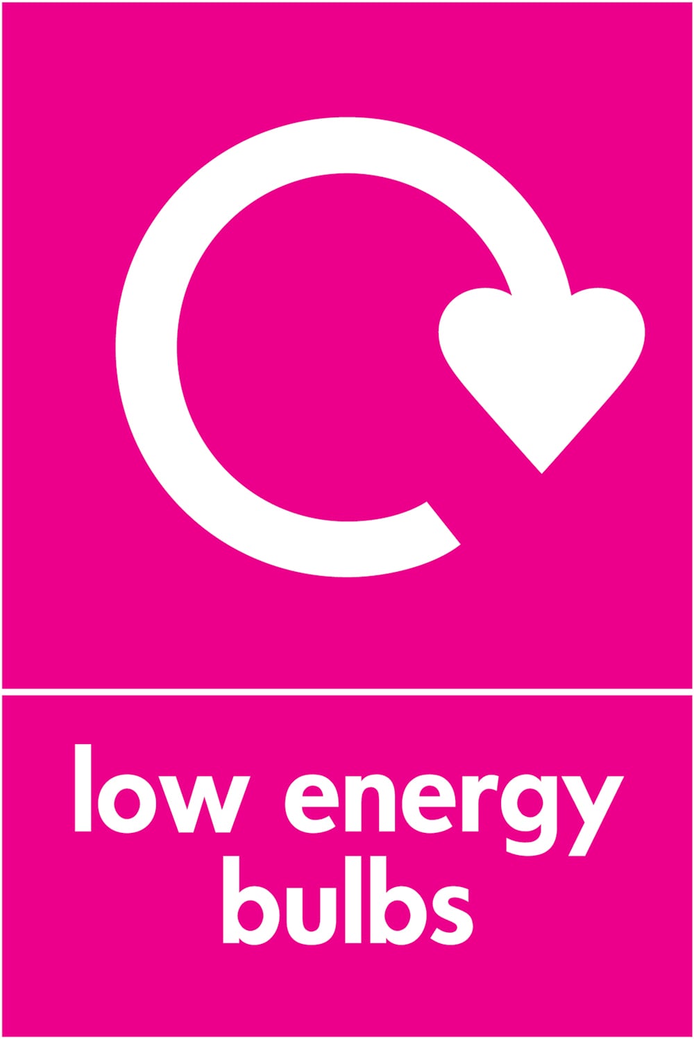 Signage: Low Energy Bulbs (ELEC0072)