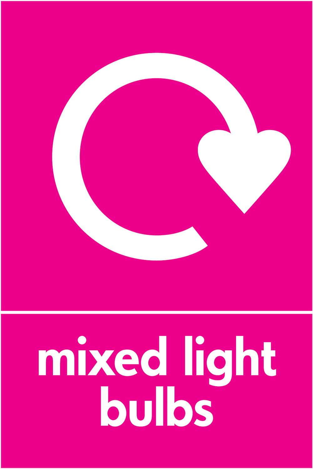 Signage: Mixed Light Bulbs (ELEC0073)