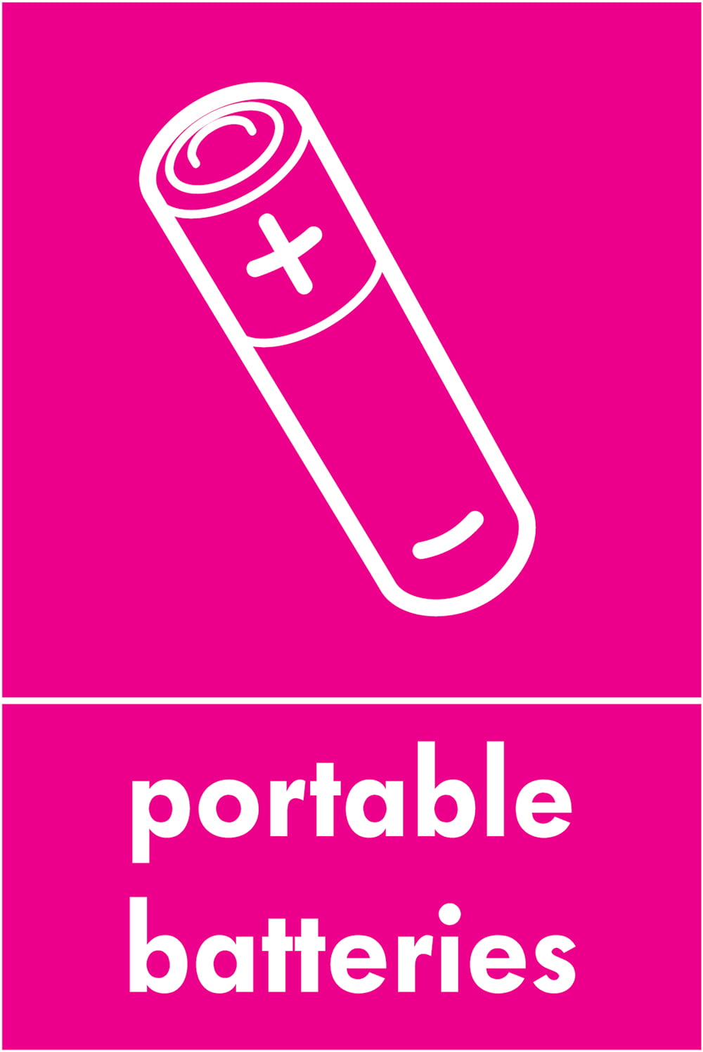 Signage: Portable Batteries (ELEC0088)