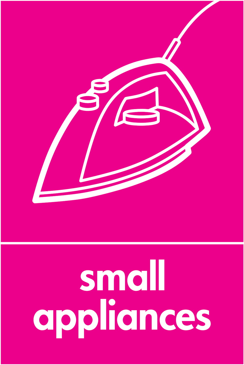Signage: Small Appliances (ELEC0091)