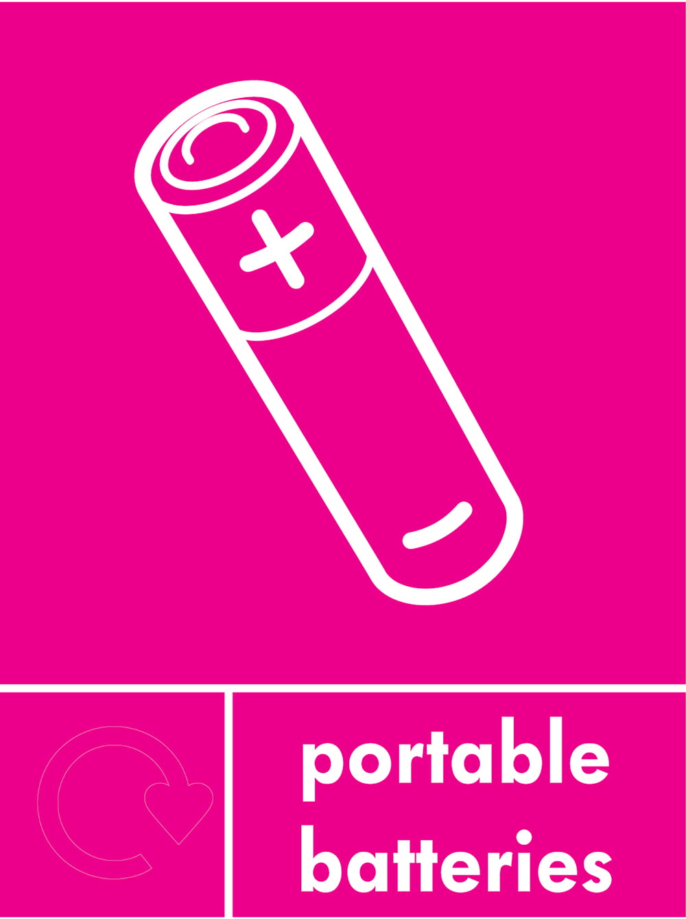 Signage: Portable Batteries (ELEC0126)