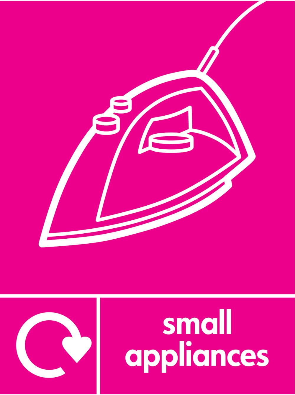 Signage: Small Appliances (ELEC0129)