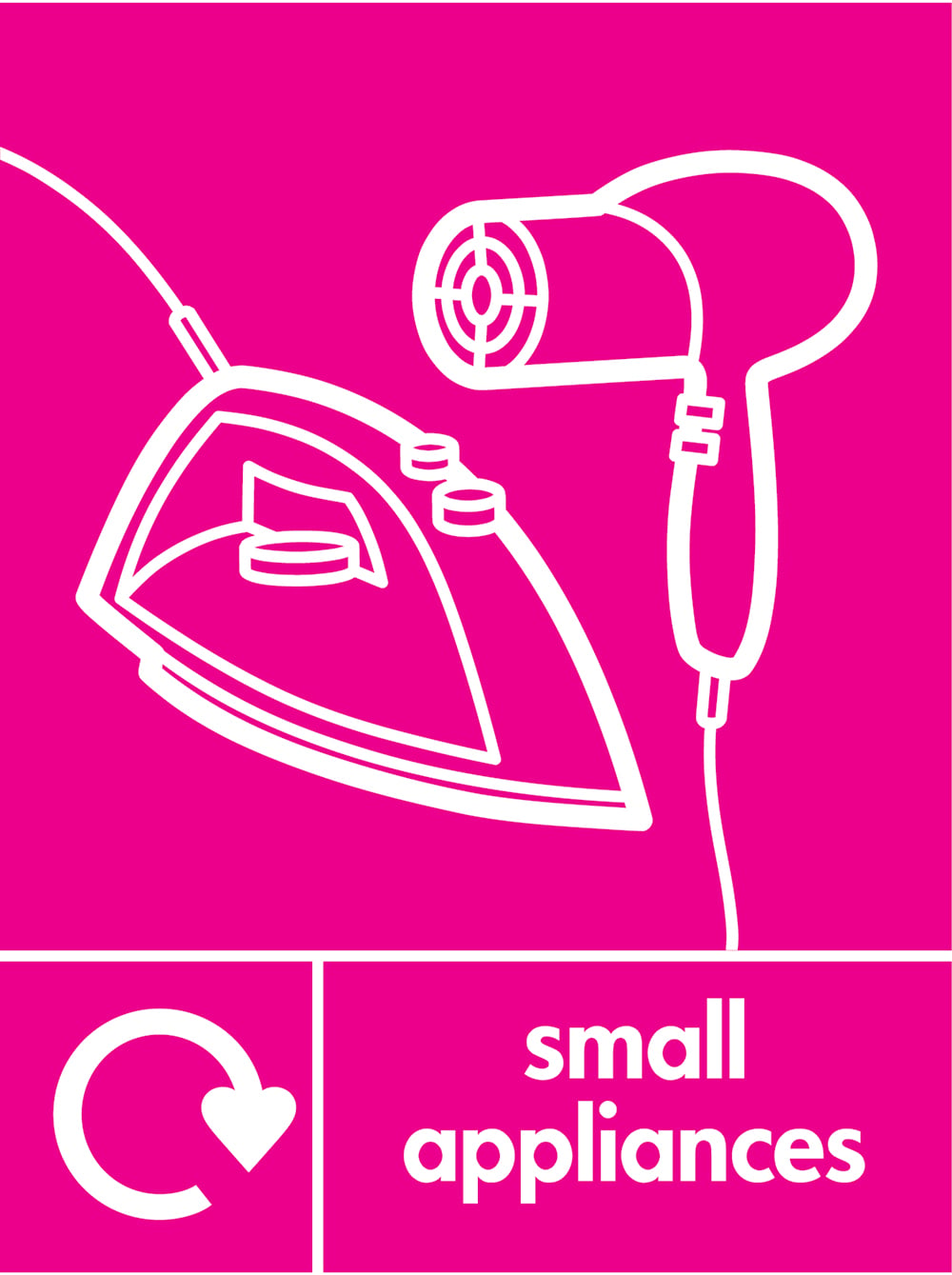 Signage: Small Appliances (ELEC0130)