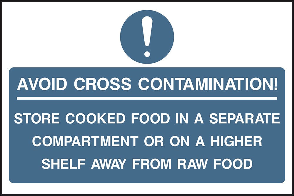 Signage: Avoid Cross Contamination (FOOD0046)