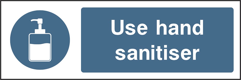 Signage: Use Hand Sanitiser (FOOD0072)