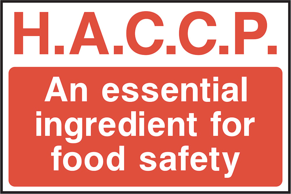 Signage: H.A.C.C.P. Food Safety (FOOD0073)