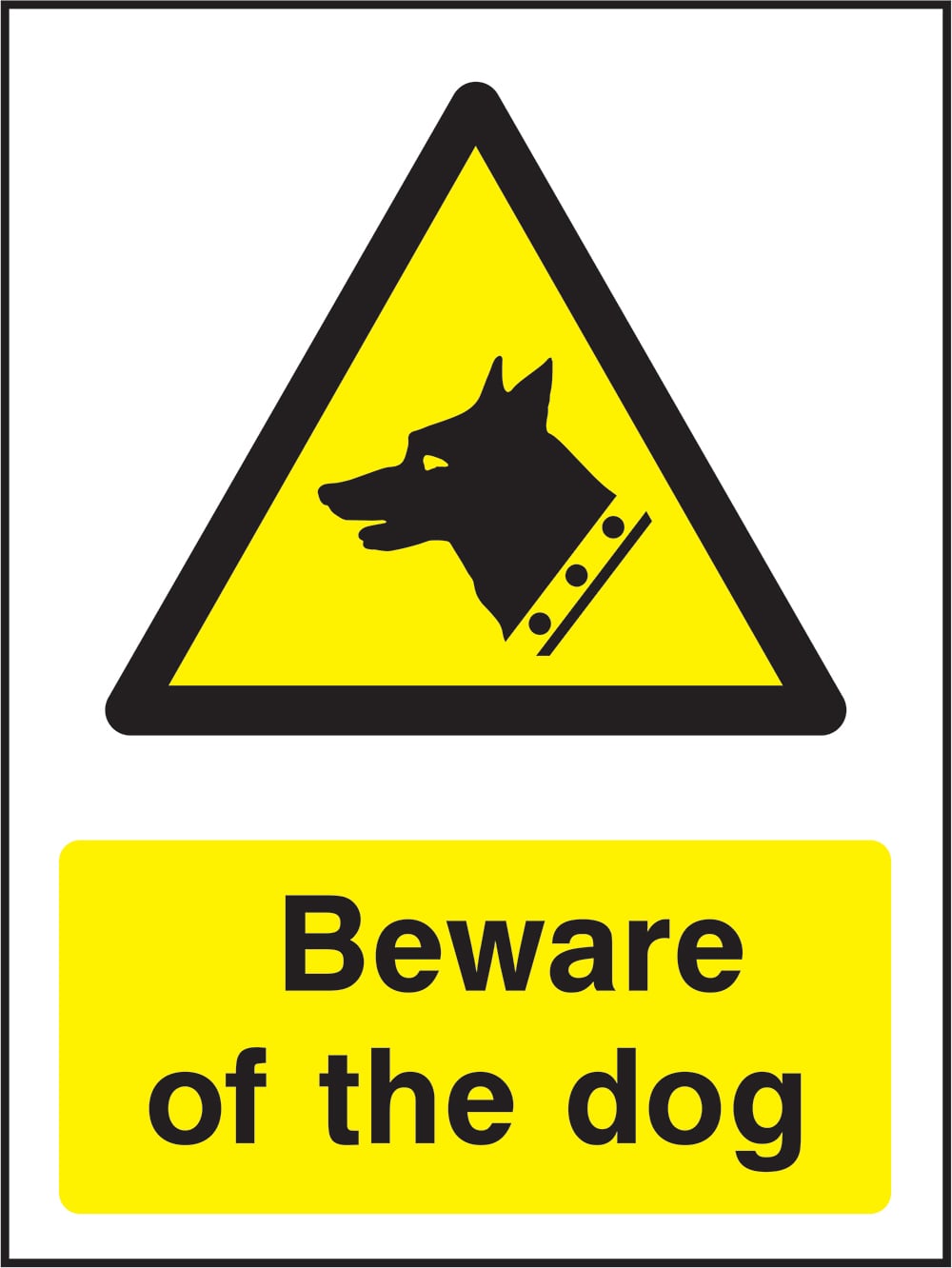 Signage: Beware of The Dog (COUN0003)