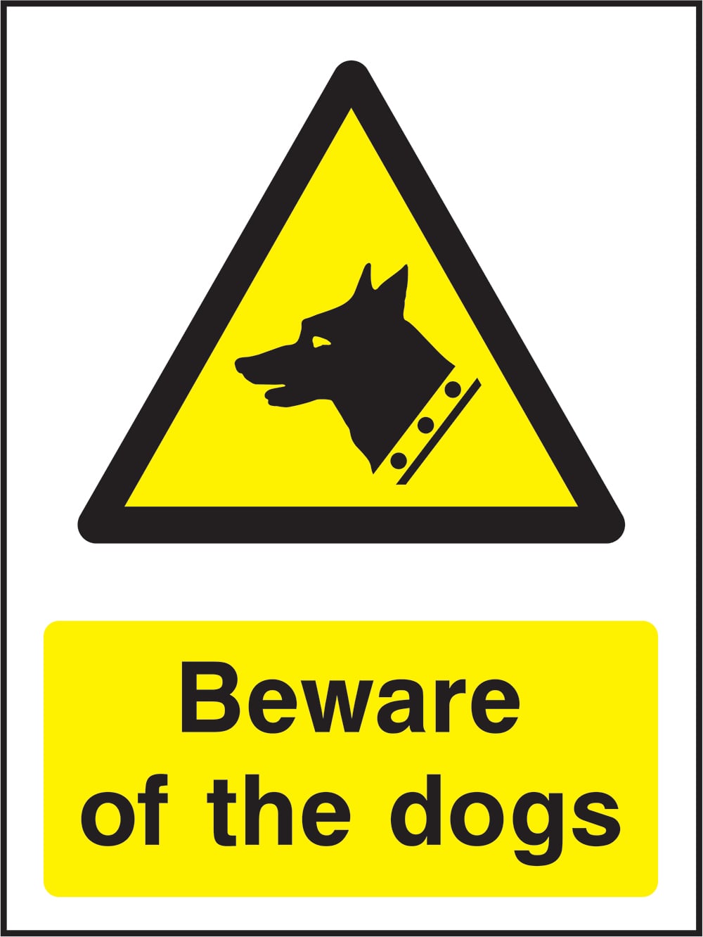 Signage: Beware of The Dogs (COUN0004)