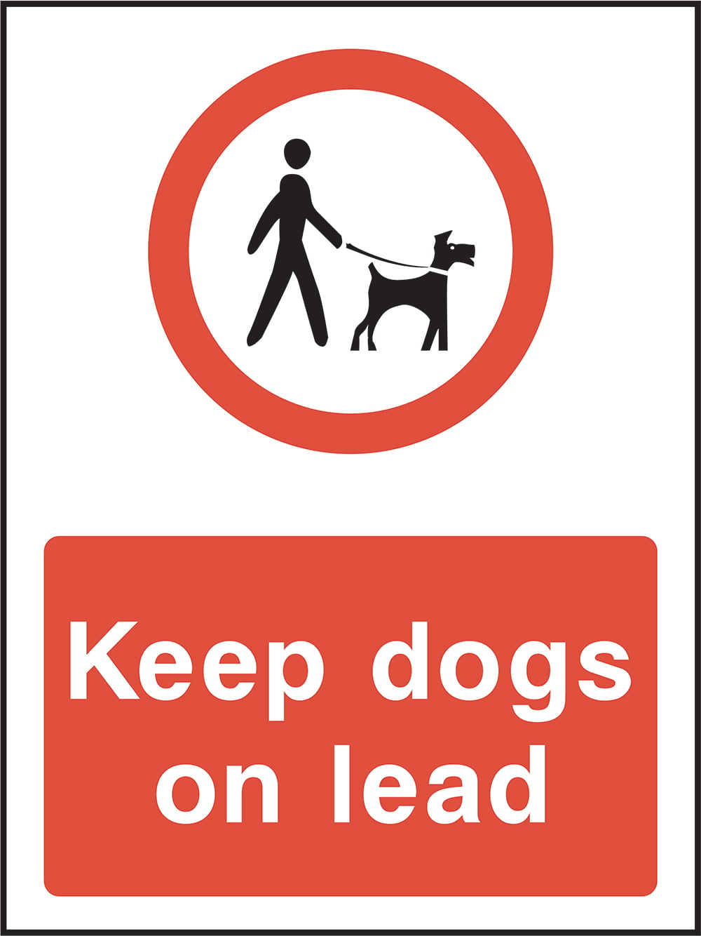 Signage: Keep Dogs On Lead (COUN0070)