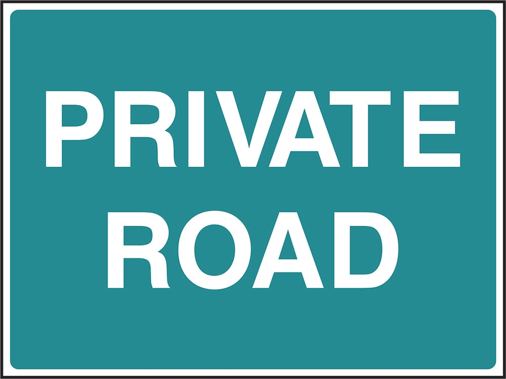 Signage: Private Road (COUN0075)