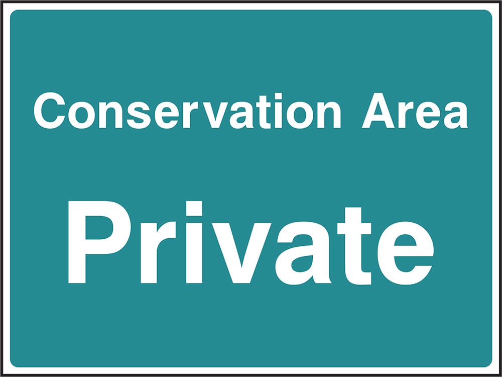 Signage: Conservation Area Private (COUN0093)