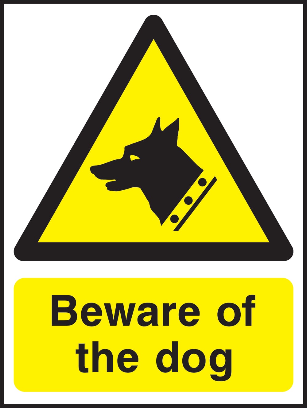 Signage: Beware of The Dog (SECU0045)