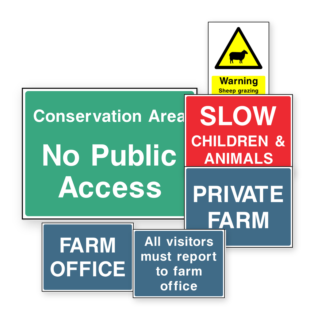Farm Animals & Countryside Access Signs