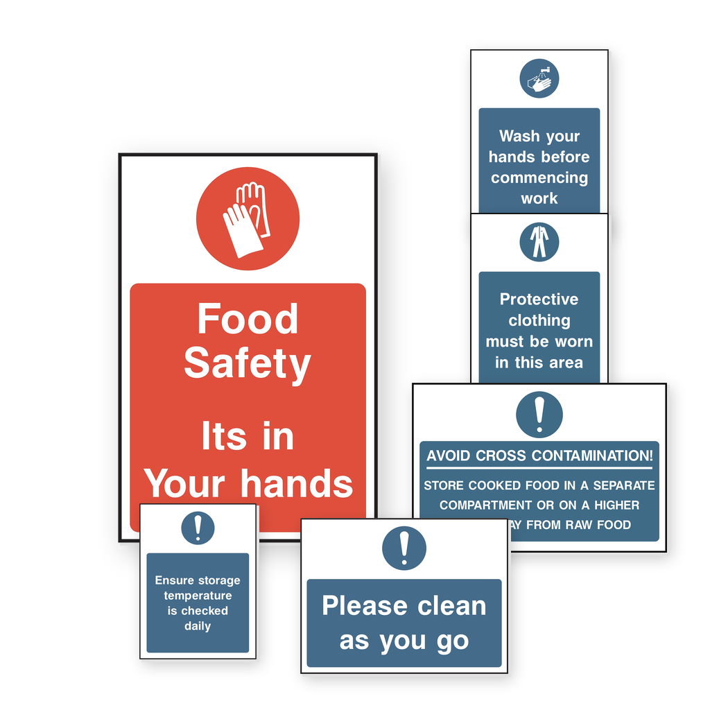 Food Processing & Hygiene Signs