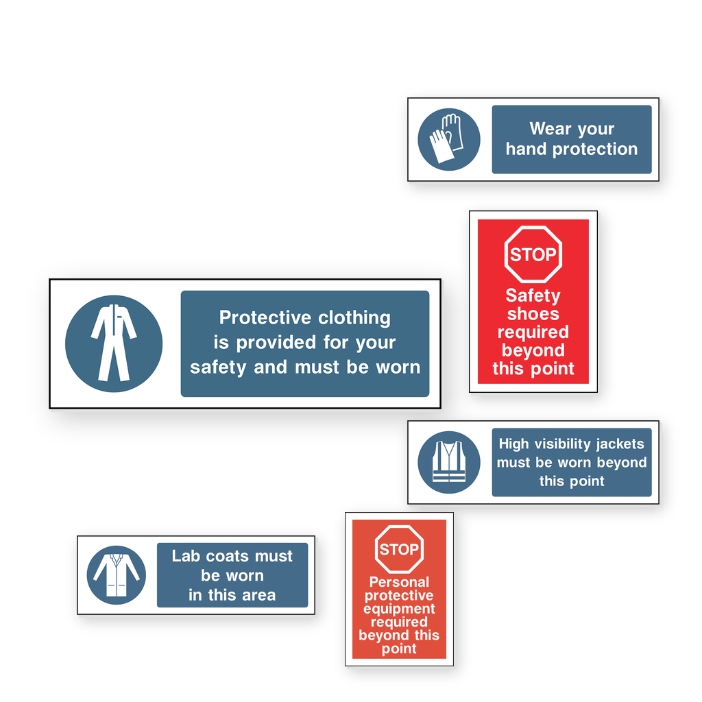 Mandatory Protective Clothing Signs