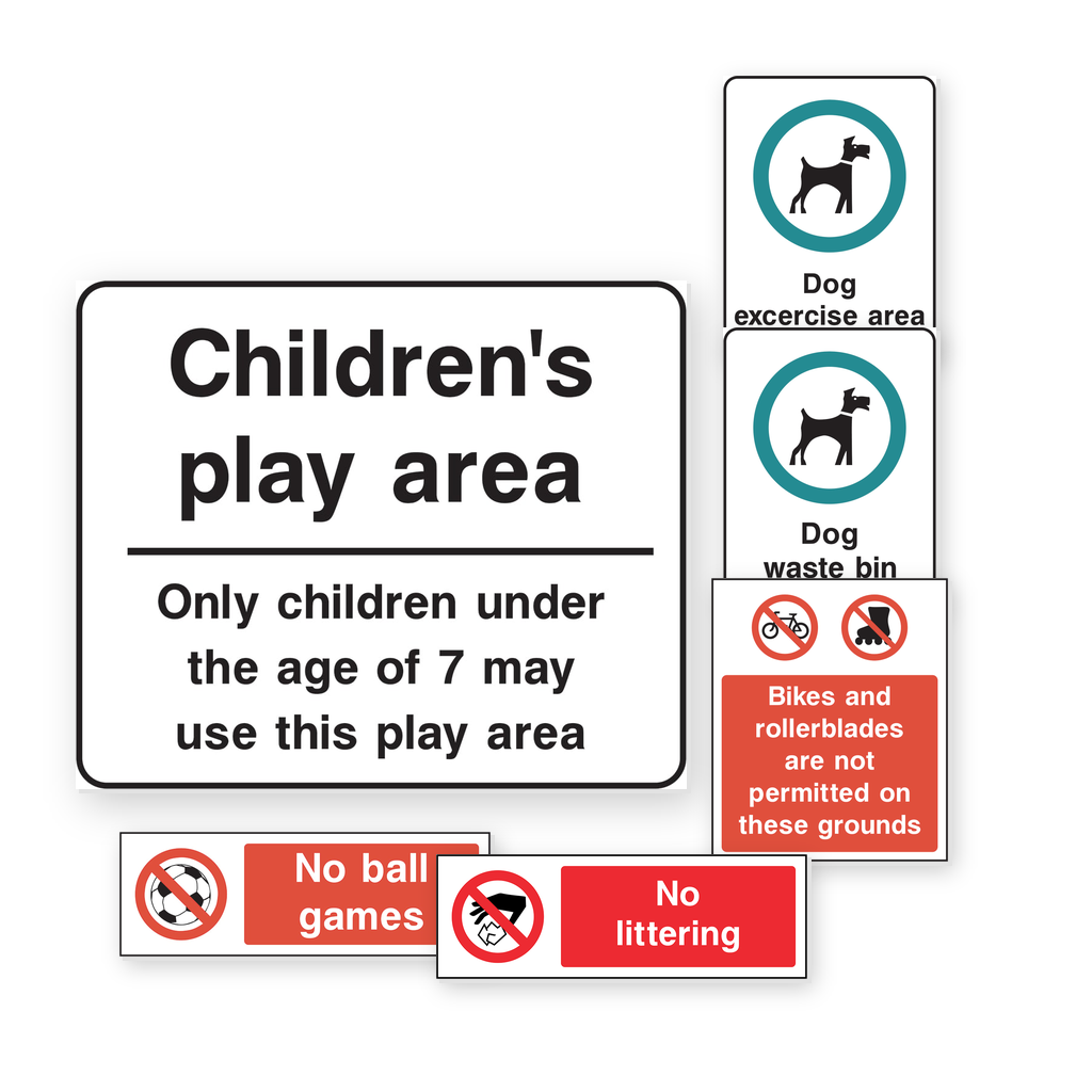 Parks & Play Area Signs