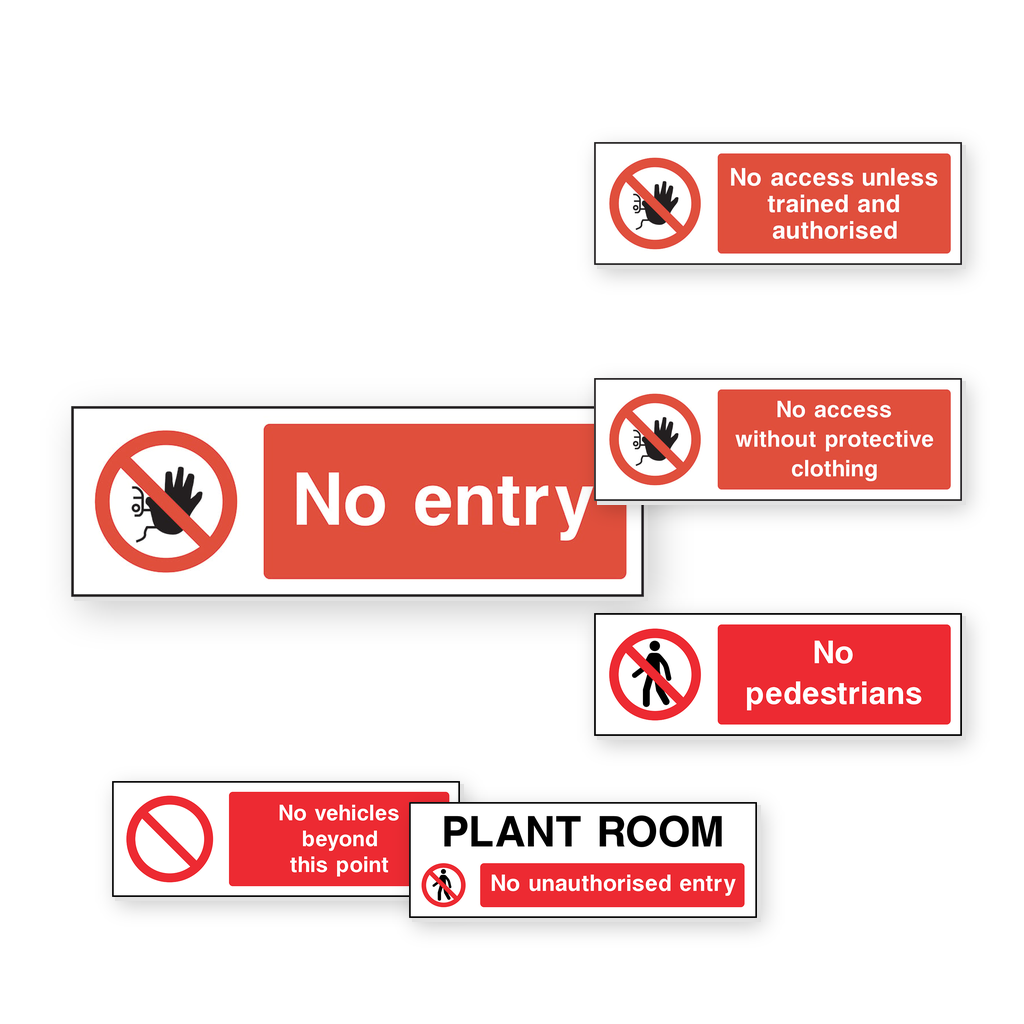 Restricted Access Signs