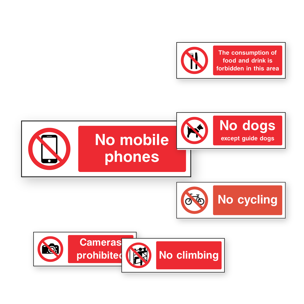 General Prohibition Signs