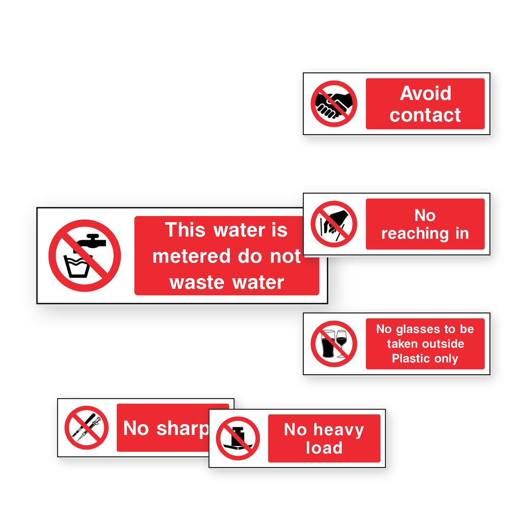 General Prohibition Signs