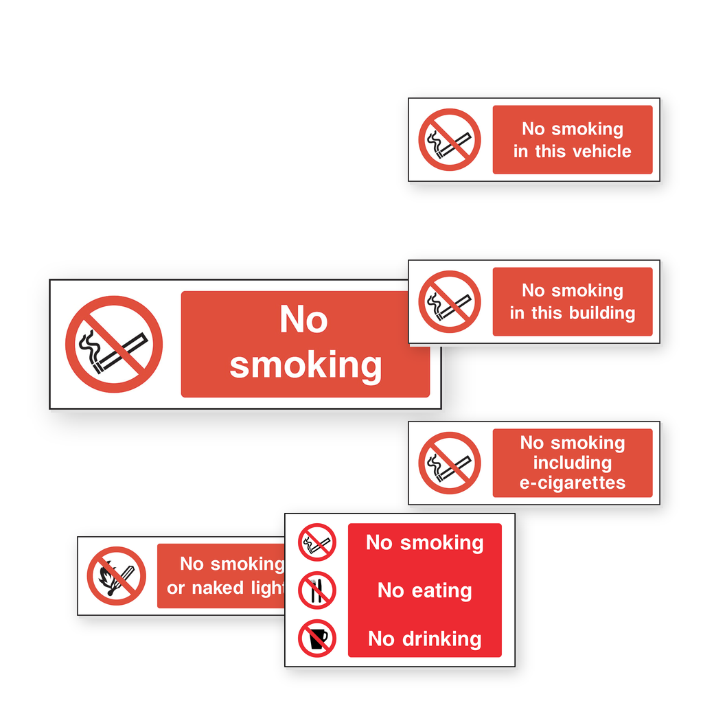 No Smoking Signs