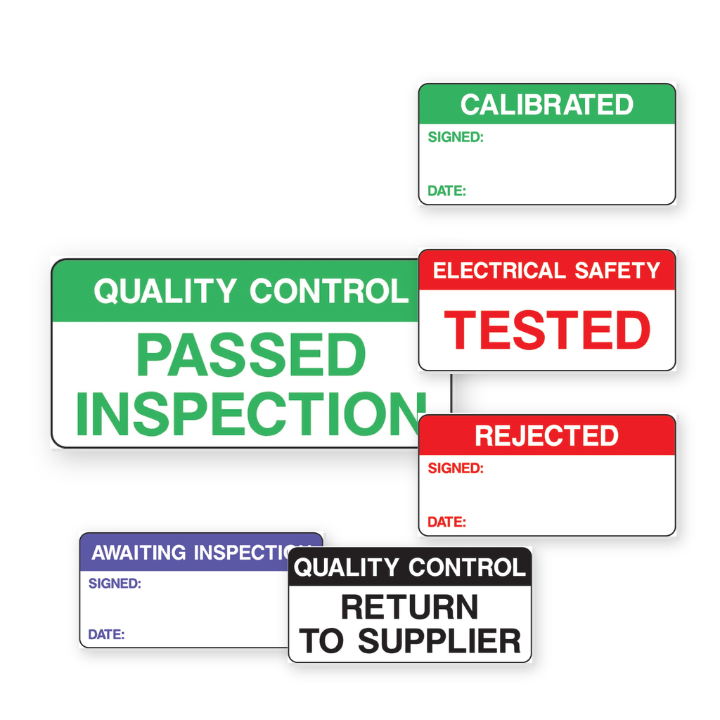 Quality Control Labels