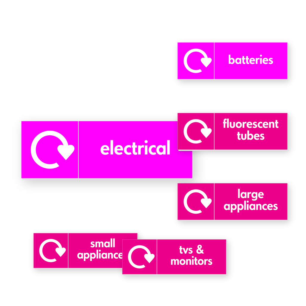 Electrical Recycling Signs