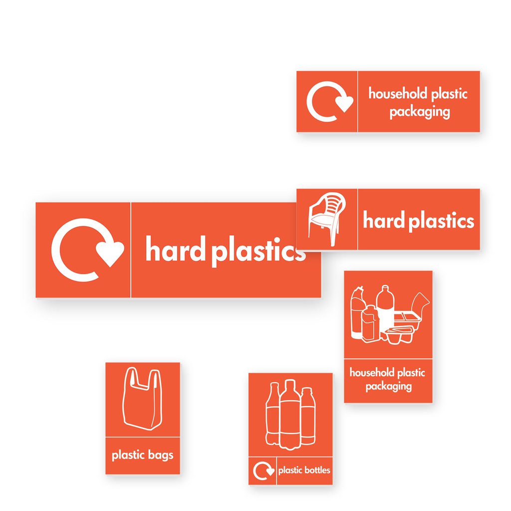 Plastic Recycling Signs