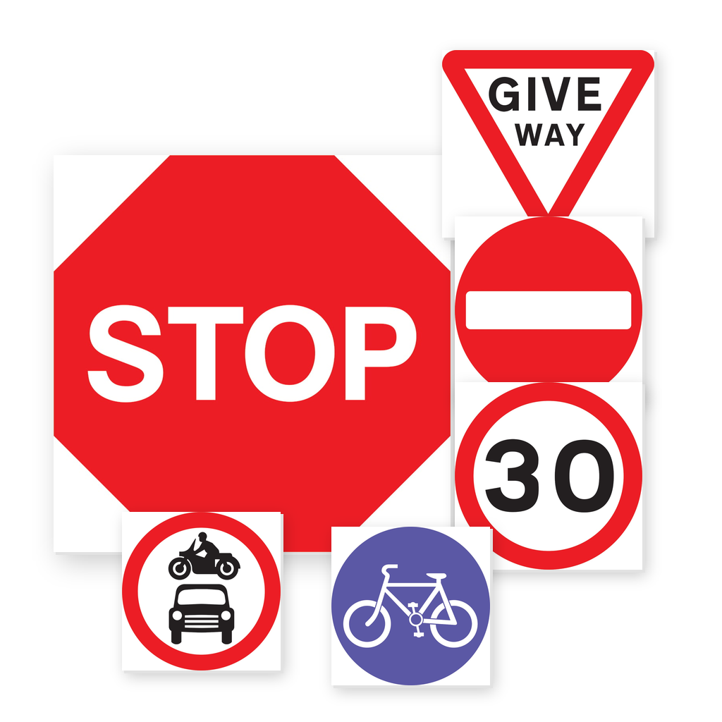 Regulatory Road Traffic Signs