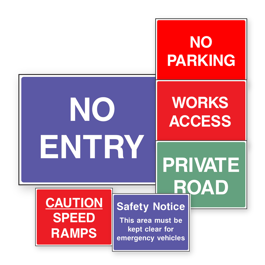 Site Traffic Management Signs
