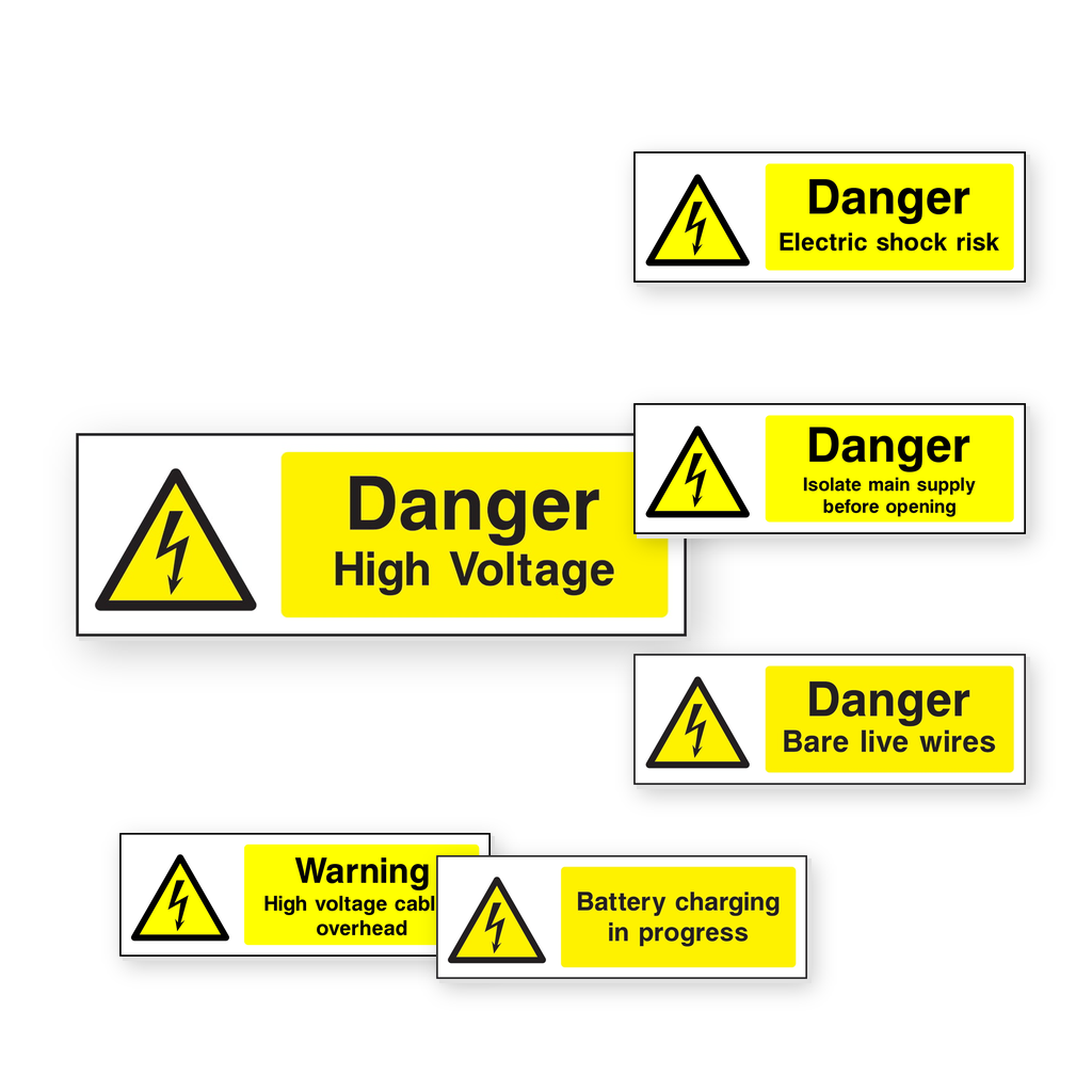 Electrical Hazard Warning Signs