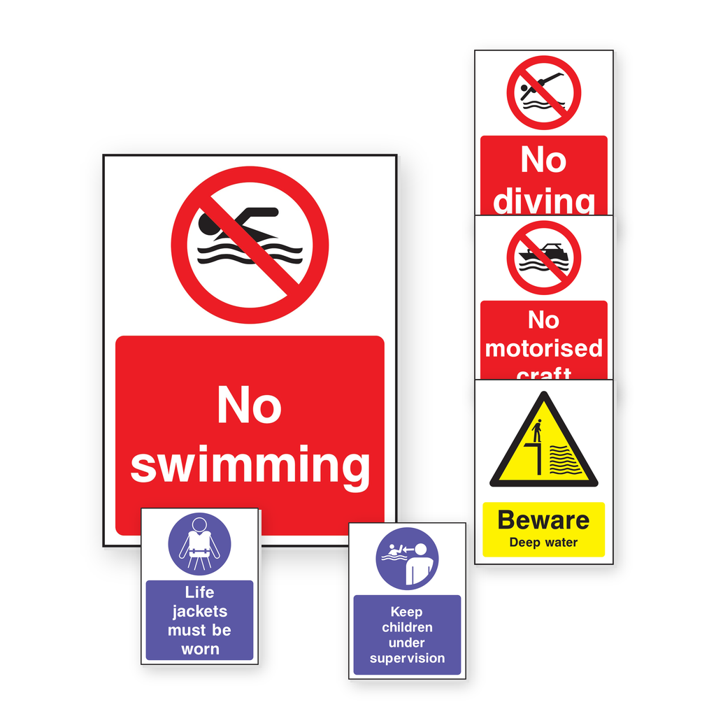 Water Safety Signs